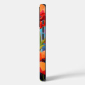 Rode waterverf papaver Case-Mate iPhone case (Achterkant / Links)