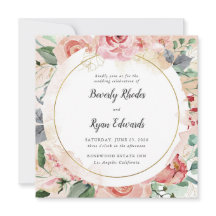 Rode Waterverf Rozen bruiloft