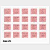Rode Waterverf sparen de Stickers van de Datum (Vel)