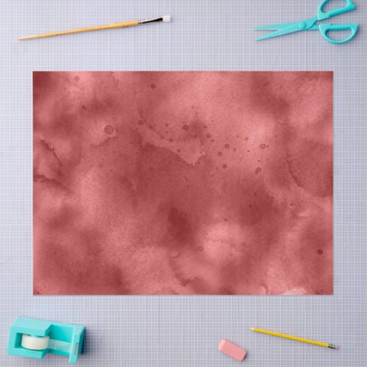 Rode Waterverf Tissuepapier (Craft)