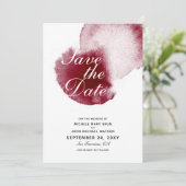 Rode Waterverf van de Spil Sparen de Kaart van de  (Staand voorkant)