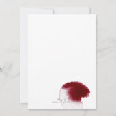 Rode Waterverf van de Spil Sparen de Kaart van de  (Achterkant)