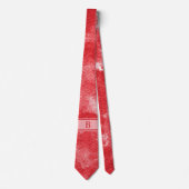 Rode waterverfspatten - Monogram das (Voorkant)