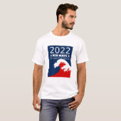 RODE WAVE VAN 2022 T-SHIRT (Voorkant volledig)