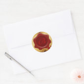 RODE WAX SEAL PARCHMENT Monogram Ronde Sticker (Envelop)