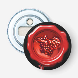 RODE WAX-ZETEL MET DRUIVEN BUTTON FLESOPENER