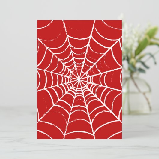 Rode web kaart (Staand voorkant)