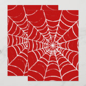 Rode web kaart (Voorkant / Achterkant)