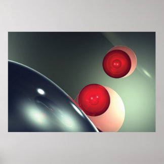 rode wereldbollen poster