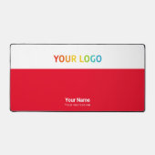 Rode Werknemersnaam, Beroep, Bedrijf Logo Bureaumat (Voorkant)