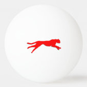Rode wespenwieg pingpongbal (Voorkant)