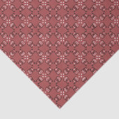 Rode Westerne merk Geïnspireerd Bold Retro Cowboy Tissuepapier (Detail)