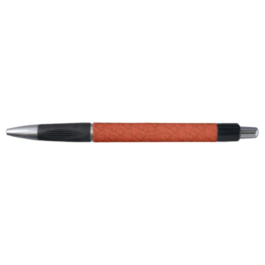 Rode Whimsical Abstract Geometrische Pen (Voorkant)