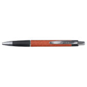 Rode Whimsical Abstract Geometrische Pen (Achterkant)