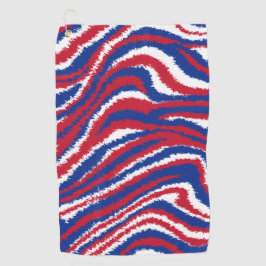 Rode White Blue Wave Sports Team Colours Golfhanddoek