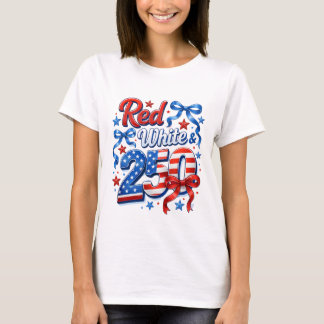 Rode Wijn 250 Jaar Patriottische Vrijheid USA T-shirt