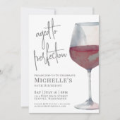 Rode wijn 60ste verjaardag kaart (Voorkant)