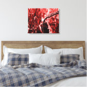 Rode Wijn Abstracte Wandkunst Canvas Afdruk (Insitu (Slaapkamer))