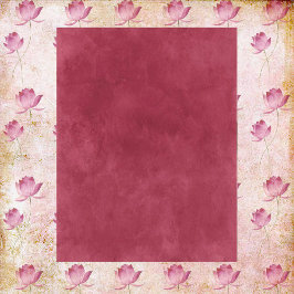 Rode Wijn Bloemen Scrapbook papier