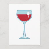 RODE WIJN BRIEFKAART (Voorkant)