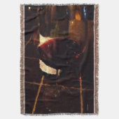 Rode wijn deken (Voorkant Verticaal)