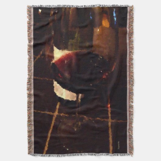 Rode wijn deken (Voorkant Verticaal)