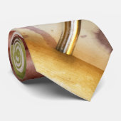 Rode wijn Druiven Korkschroef Fles Glass Mannen St Stropdas (Opgerold)