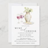 Rode wijn en kaas | Vrijgezellenfeest voor wijnpro Kaart (Voorkant)