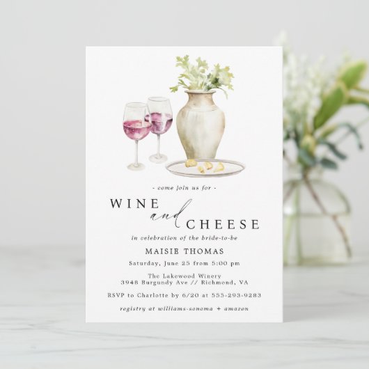 Rode wijn en kaas | Vrijgezellenfeest voor wijnpro Kaart (Staand voorkant)