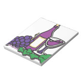 Rode wijn en Paarse druiven Notitieblok (Linkerzijde)