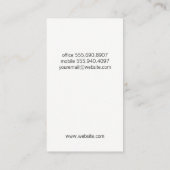 Rode wijn gieten |  visitekaartje (Achterkant)