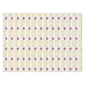 Rode wijn Glas Brie-kaasmakerij Afdruktablet Tafelkleed (Voorkant (Horizontaal))