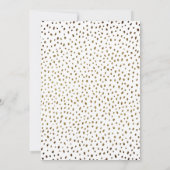 Rode Wijn Glas Glitter Verjaardag Foto Bedankkaart (Achterkant)