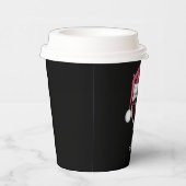 Rode Wijn Glas Kerst Grappige Kerst Kerstmis Papieren Bekers (Rechts)