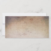 Rode wijn glas olijfbladeren verjaardag rustiek bedankkaart (Achterkant)