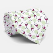 Rode wijn glazen Merlot bubbels Stropdas (Opgerold)