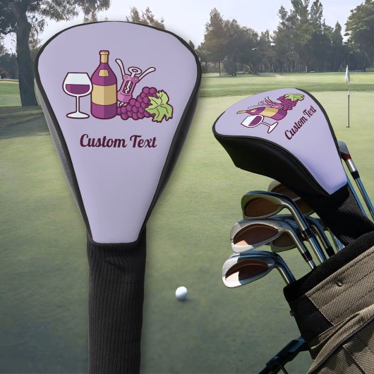 Rode wijn Golfkopje Hoesje Golfheadcover