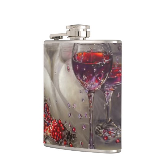 Rode Wijn Heupfles (Links)