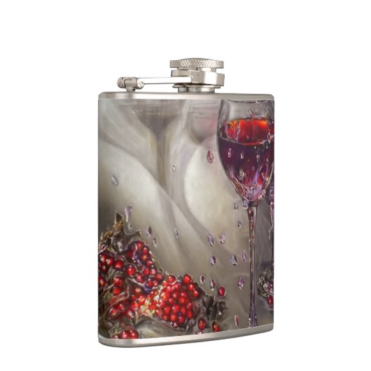 Rode Wijn Heupfles (Rechts)