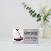 Rode Wijn Ingoeden Glas | Wijngaard Visitekaartje (Staand voorkant)