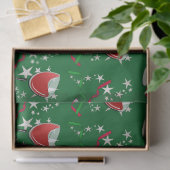 Rode Wijn Kerstmis Tissuepapier (Geschenk)