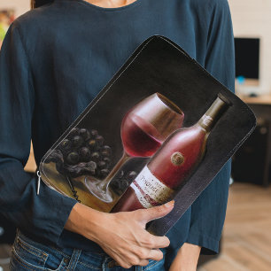 Rode wijn laptop sleeve