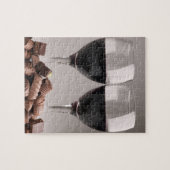 rode wijn met chocolade legpuzzel (Horizontaal)