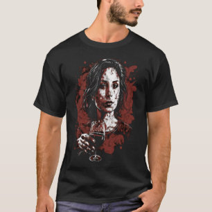 Rode Wijn Moeder Drink Wijn Moederdag Pul T-shirt