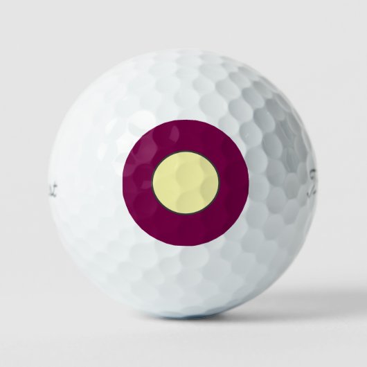 Rode wijn Multipack PRO Golfballen (Voorkant)