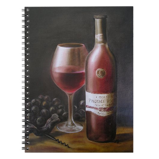 Rode wijn notitieboek (Voorkant)