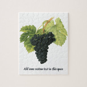 rode wijn, organisch wijndruivencluster, voedings legpuzzel