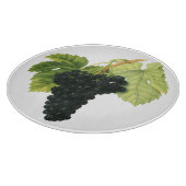  rode wijn, organisch wijndruivencluster, voedings snijplank (Hoek)