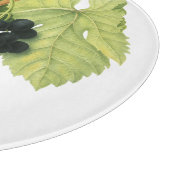  rode wijn, organisch wijndruivencluster, voedings snijplank (Hoek)