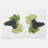  rode wijn, organisch wijndruivencluster, voedings theedoek (Horizontaal)